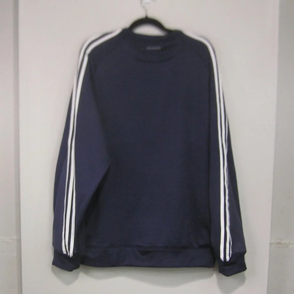 ADIDAS CLIMAWARM SIZE XL SWEATSHIRT NAVY BLUE